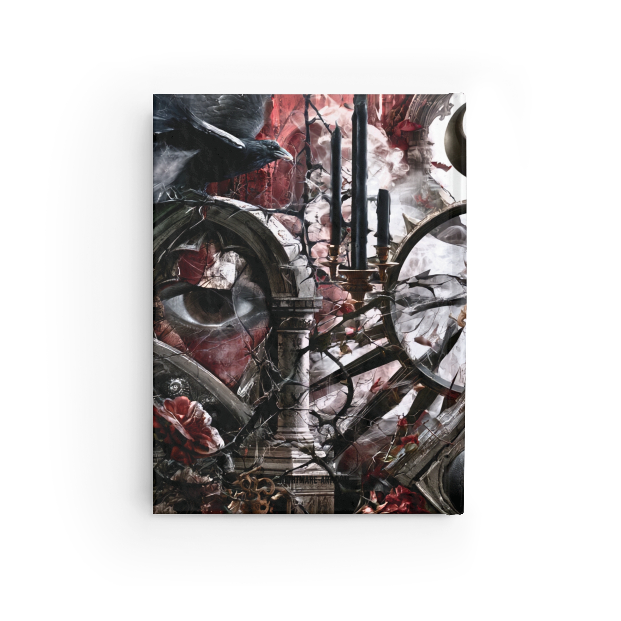 Gothic Raven Journal — Dark Victorian Candlelight Notebook - Image 4