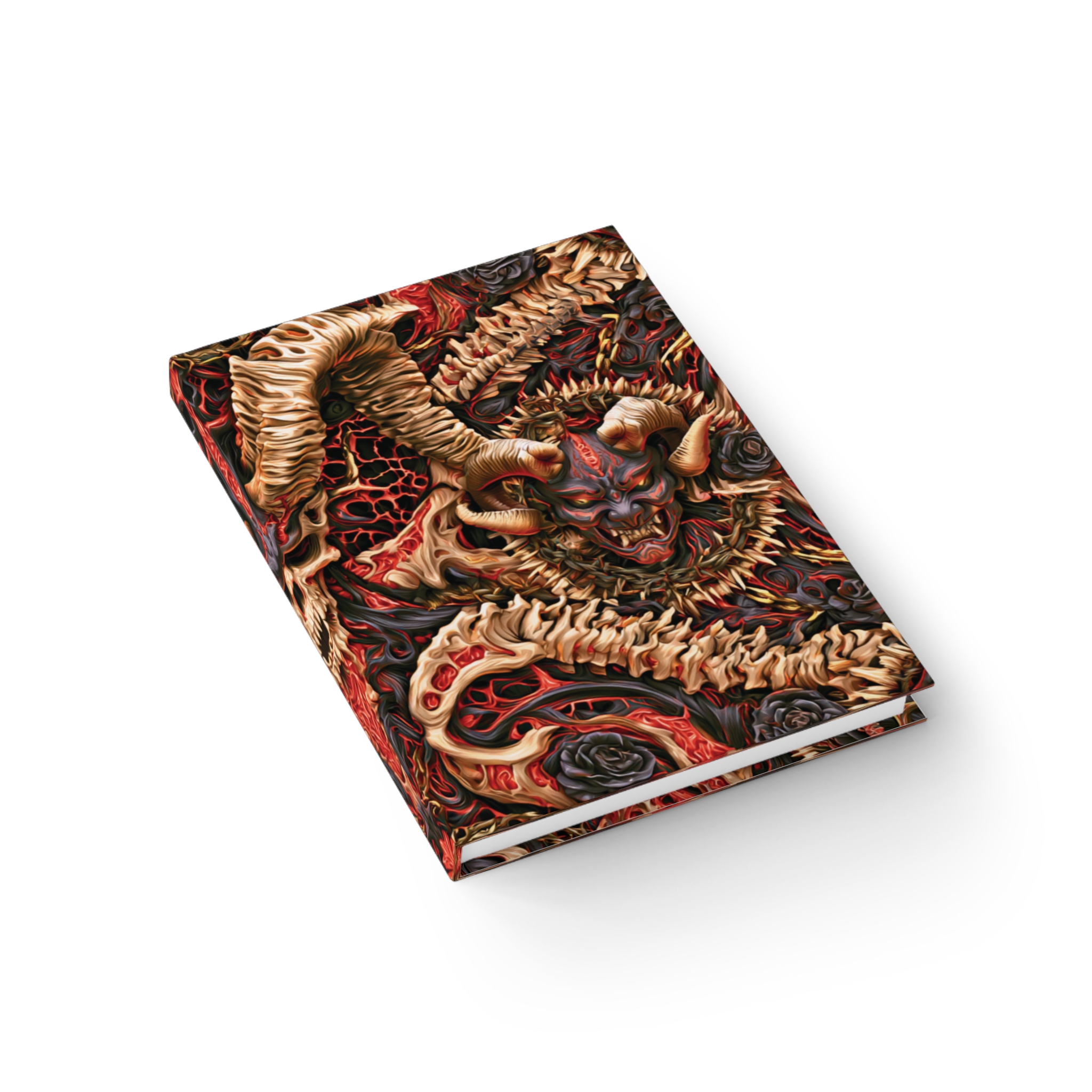 Demonic Skull & Bones Hardcover Journal — Gothic Horror Sketchbook - Image 6