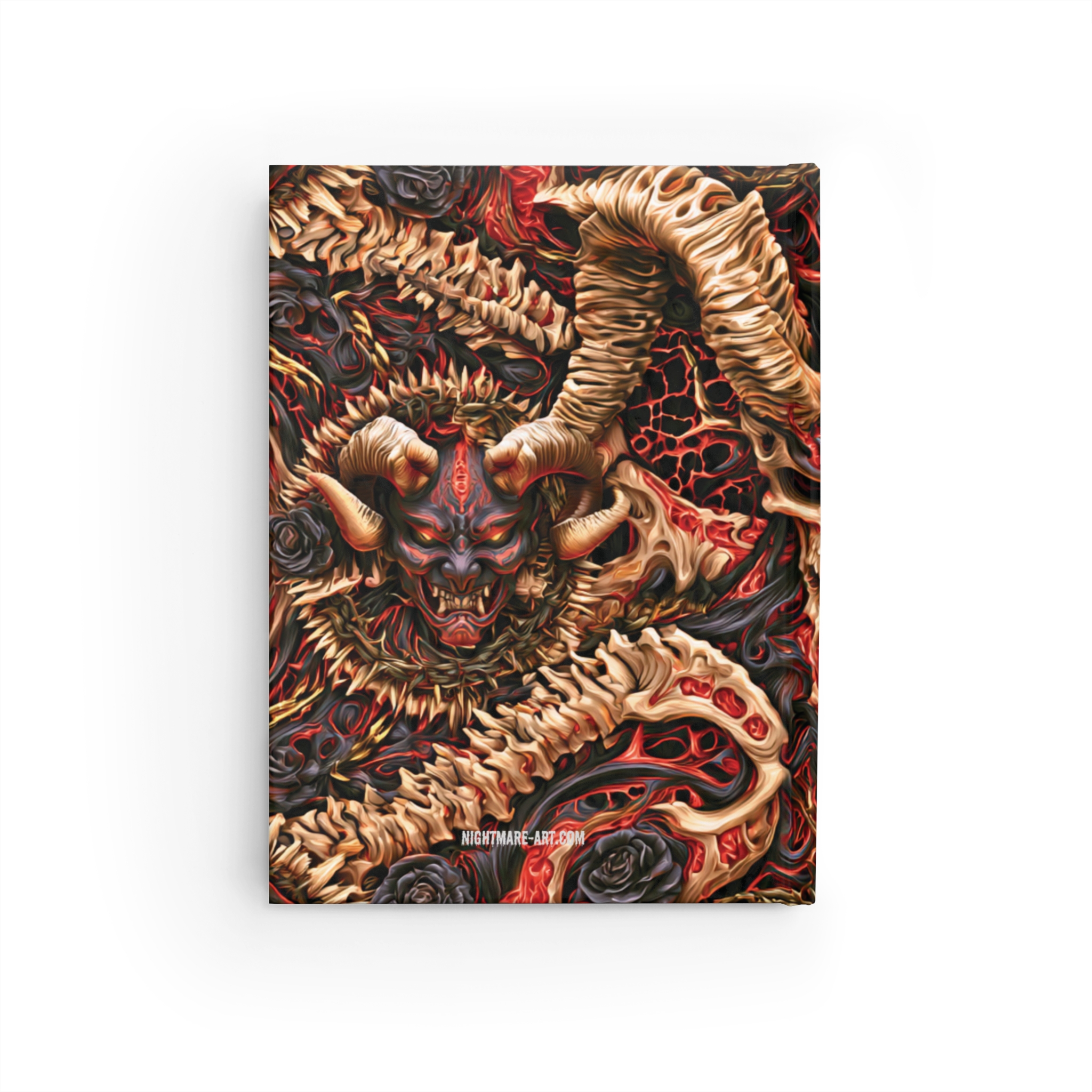 Demonic Skull & Bones Hardcover Journal — Gothic Horror Sketchbook - Image 5