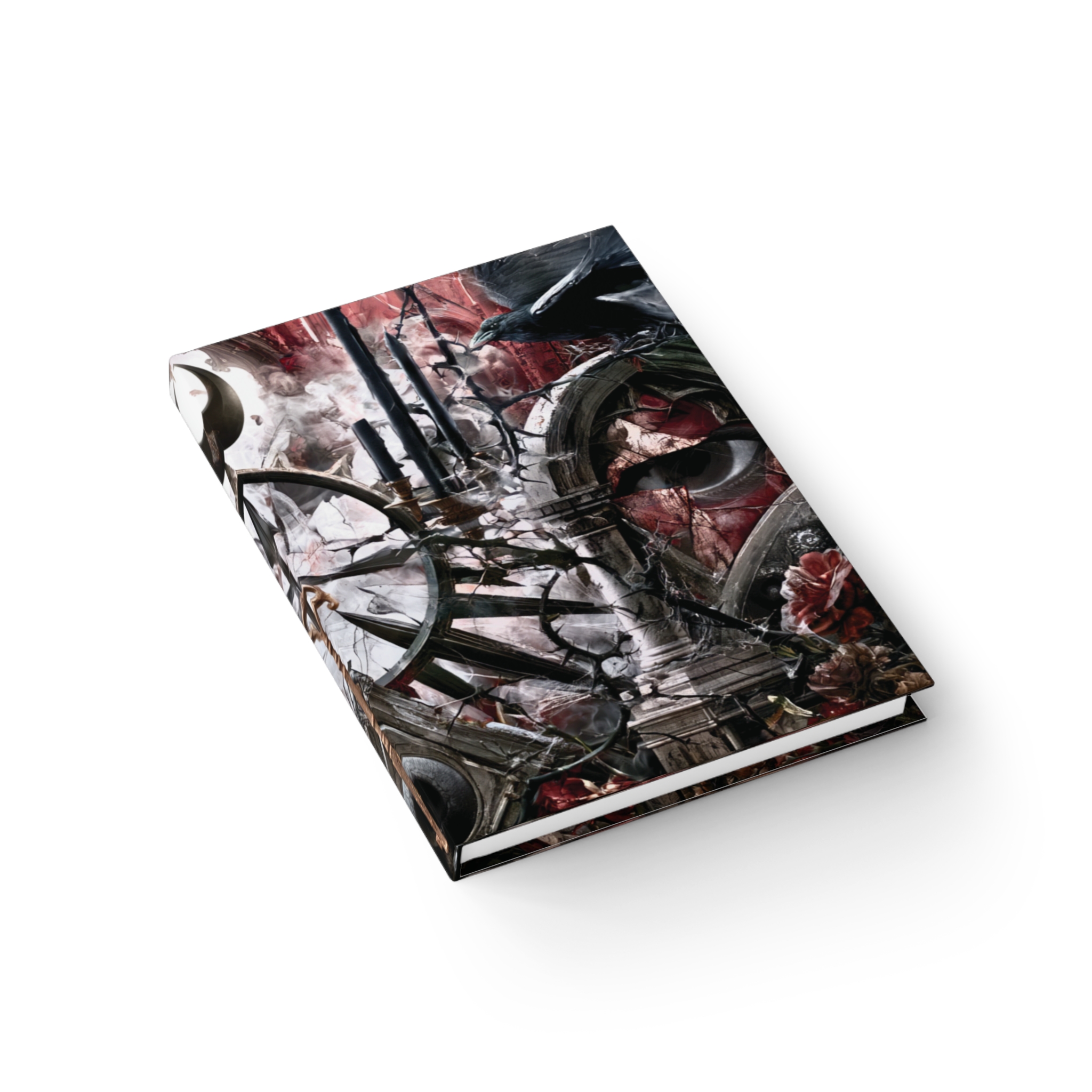 Gothic Raven Journal — Dark Victorian Candlelight Notebook - Image 5