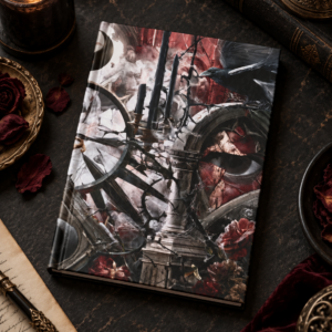 Gothic Raven Journal — Dark Victorian Candlelight Notebook