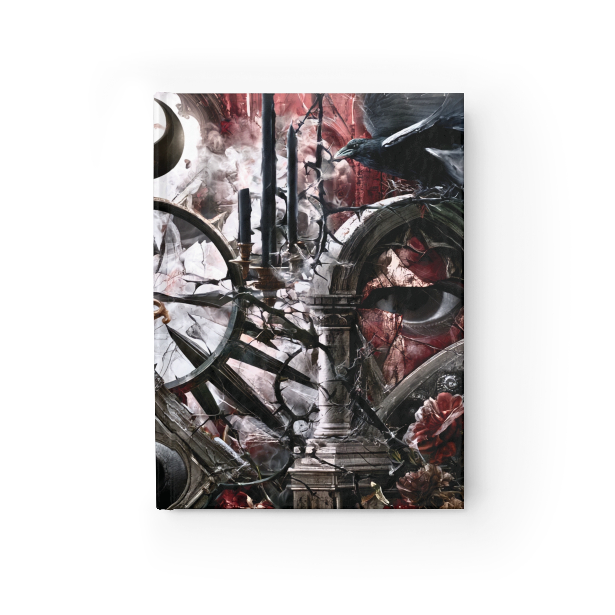 Gothic Raven Journal — Dark Victorian Candlelight Notebook - Image 3